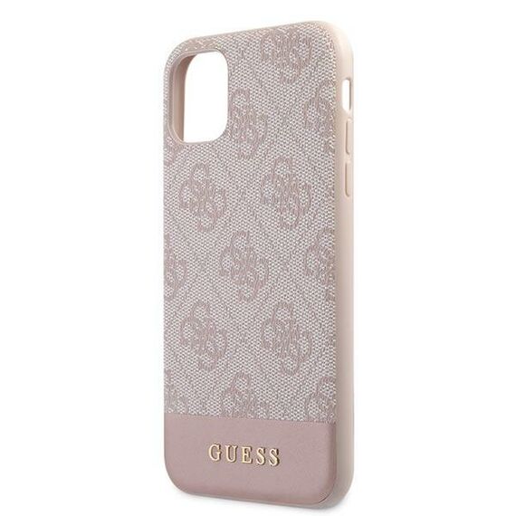 Guess 4G Stripe Collection Case for iPhone 11 / Xr 6.1" - Pink | Techbox