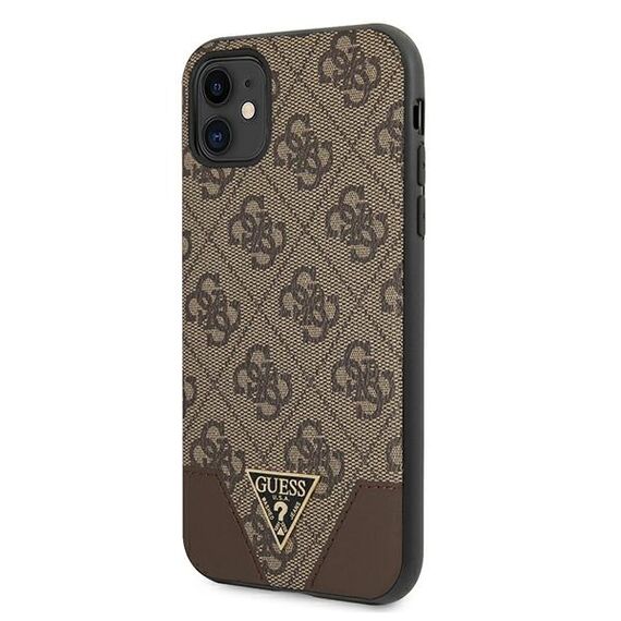 Guess 4G Triangle Collection case for iPhone 11 6.1" / Xr 6.1" - brown | Techbox