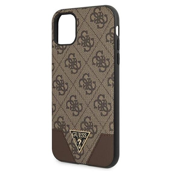 Guess 4G Triangle Collection case for iPhone 11 6.1" / Xr 6.1" - brown | Techbox