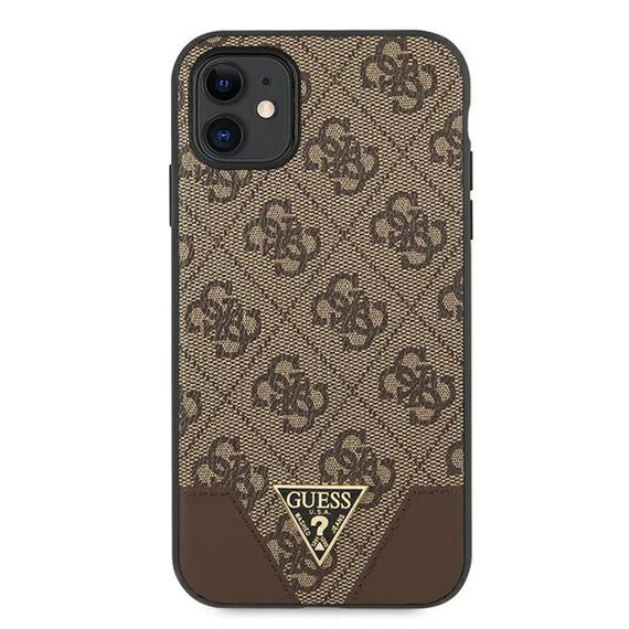 Guess 4G Triangle Collection case for iPhone 11 6.1" / Xr 6.1" - brown | Techbox