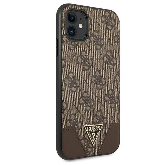 Guess 4G Triangle Collection case for iPhone 11 6.1" / Xr 6.1" - brown | Techbox