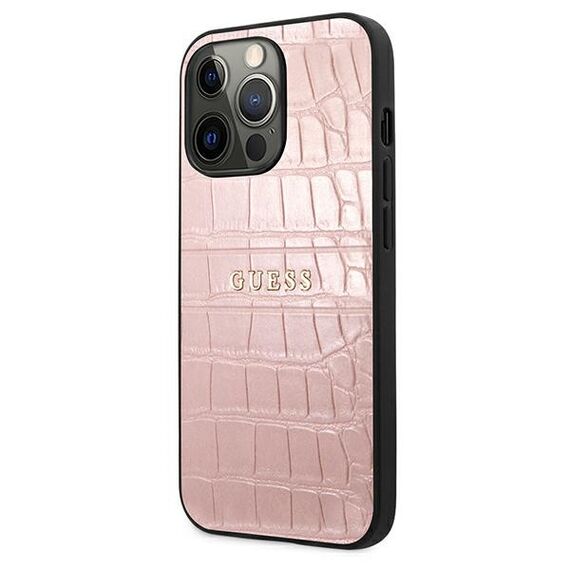 Guess Croco Strap Collection iPhone 13 Pro / 13 6.1" Case - Pink | Techbox