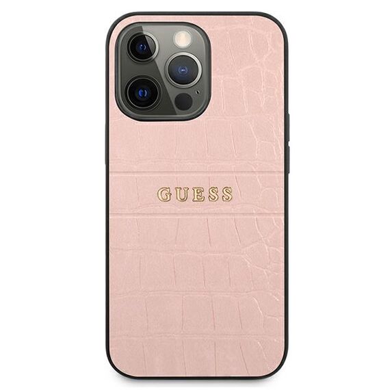 Guess Croco Strap Collection iPhone 13 Pro / 13 6.1" Case - Pink | Techbox