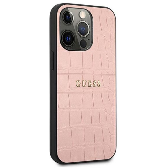 Guess Croco Strap Collection iPhone 13 Pro / 13 6.1" Case - Pink | Techbox