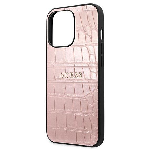 Guess Croco Strap Collection iPhone 13 Pro / 13 6.1" Case - Pink | Techbox