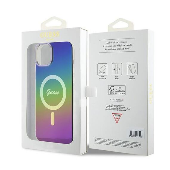 Guess IML Iridescent MagSafe case for iPhone 15 Plus / 14 Plus 6.7" - multicolor | Techbox