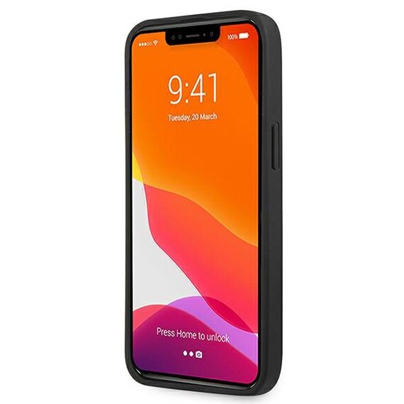 Guess Saffiano 4G Metal Logo case for iPhone 13 Pro / 13 6.1" - black - Uncategorized Cases (2) - Cases - Techbox