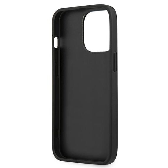 Guess Saffiano 4G Metal Logo case for iPhone 13 Pro / 13 6.1" - black - Uncategorized Cases (2) - Cases - Techbox