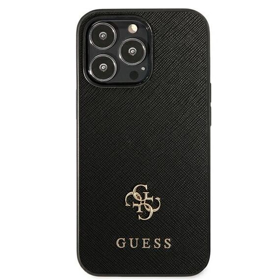 Guess Saffiano 4G Small Metal Logo case for iPhone 13 Pro / 13 6.1" - black - Uncategorized Cases (2) - Cases - Techbox