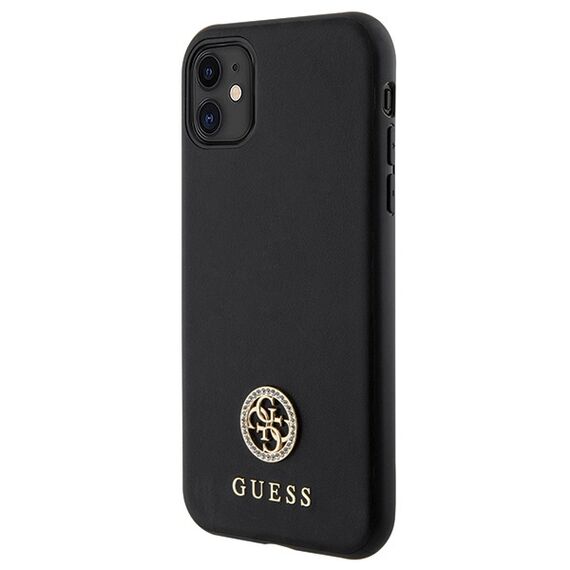 Guess Strass Metal Logo iPhone 11 / Xr 6.1" Case - Black - Uncategorized Cases (2) - Cases - Techbox