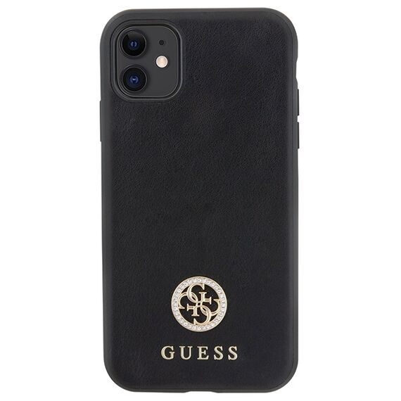 Guess Strass Metal Logo iPhone 11 / Xr 6.1" Case - Black - Uncategorized Cases (2) - Cases - Techbox