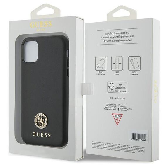 Guess Strass Metal Logo iPhone 11 / Xr 6.1" Case - Black - Uncategorized Cases (2) - Cases - Techbox