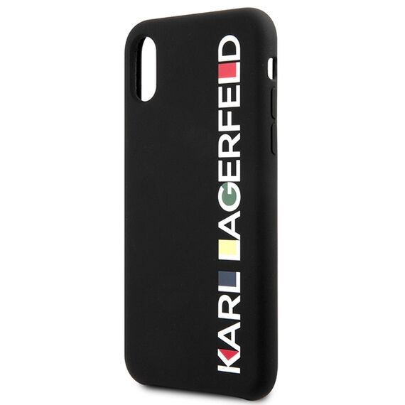 Karl Lagerfeld Glossy Bauhaus iPhone X/XS Case - Black | Techbox