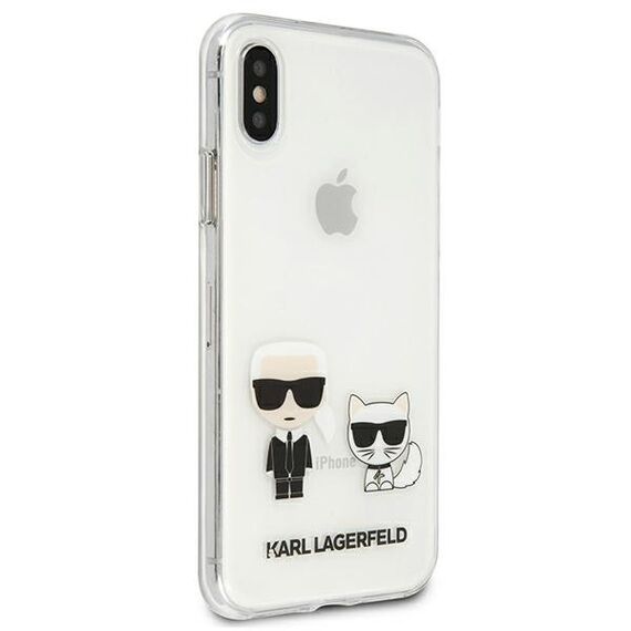 Karl Lagerfeld Karl &amp; Choupette iPhone Xs Max Case - Transparent - Uncategorized Cases (2) - Cases - Techbox