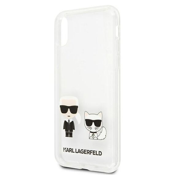 Karl Lagerfeld Karl &amp; Choupette iPhone Xs Max Case - Transparent - Uncategorized Cases (2) - Cases - Techbox