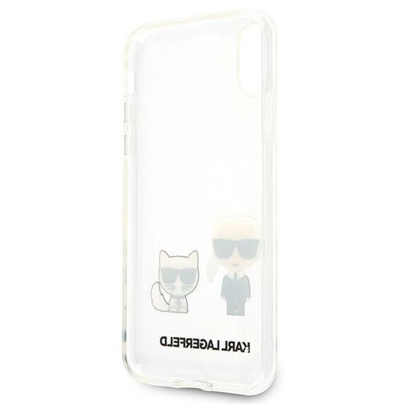 Karl Lagerfeld Karl &amp; Choupette iPhone Xs Max Case - Transparent - Uncategorized Cases (2) - Cases - Techbox
