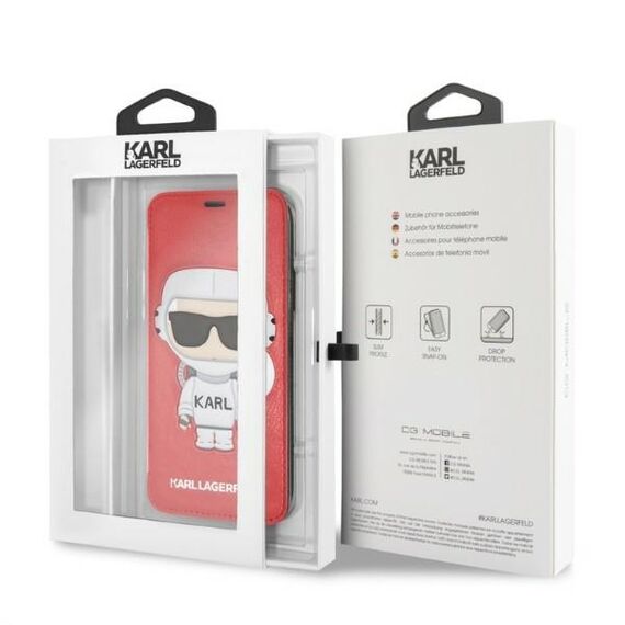 Karl Lagerfeld Karl Space Cosmonaut iPhone X/XS Case - Red - Uncategorized Cases (2) - Cases - Techbox