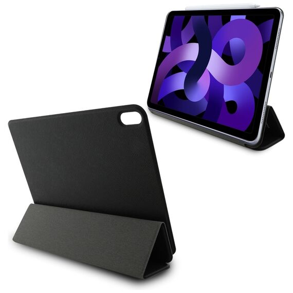 Karl Lagerfeld Saffiano Magnetic Karl &amp; Choupette iPad Air 11" 2024 Book Cover Case - Black | Techbox