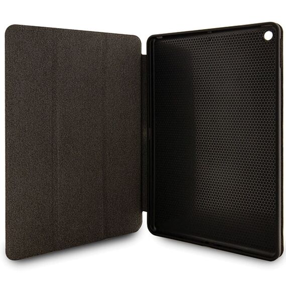 Karl Lagerfeld Saffiano Monogram Ikonik Case for iPad 10.2" 2019 (7th gen.) Folio Magnet Allover Cover - Black - Tablet Accessories - Tablet PC & Accessories - Techbox