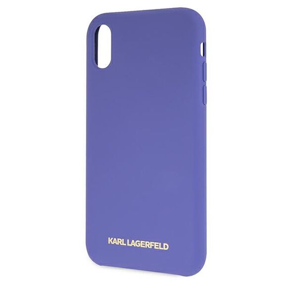 Karl Lagerfeld Silicone iPhone Xr Case - Purple - Uncategorized Cases (2) - Cases - Techbox