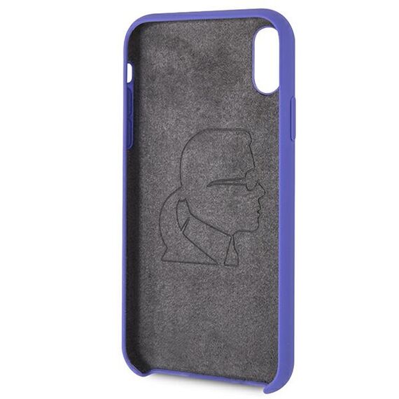 Karl Lagerfeld Silicone iPhone Xr Case - Purple - Uncategorized Cases (2) - Cases - Techbox
