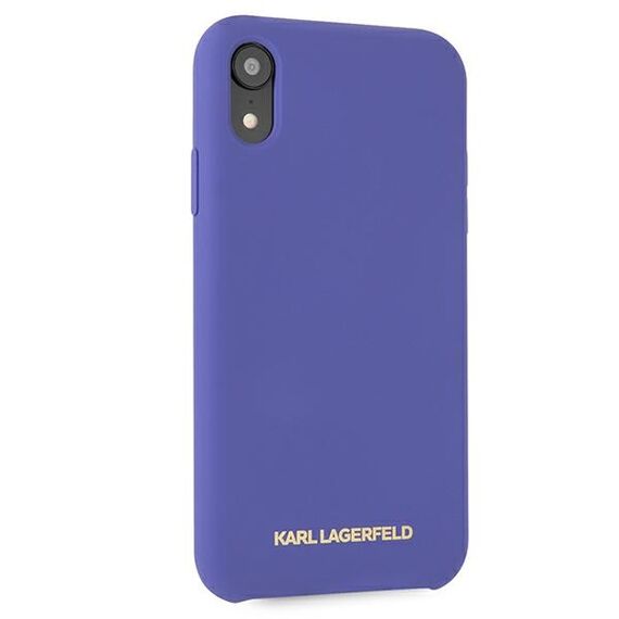 Karl Lagerfeld Silicone iPhone Xr Case - Purple - Uncategorized Cases (2) - Cases - Techbox