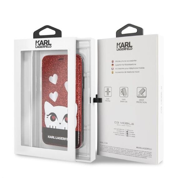 Karl Lagerfeld Valentine iPhone X/XS Case - Red - Uncategorized Cases (2) - Cases - Techbox