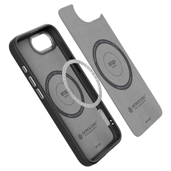 Spigen Enzo Aramid MagSafe iPhone 16e Case - Black | Techbox