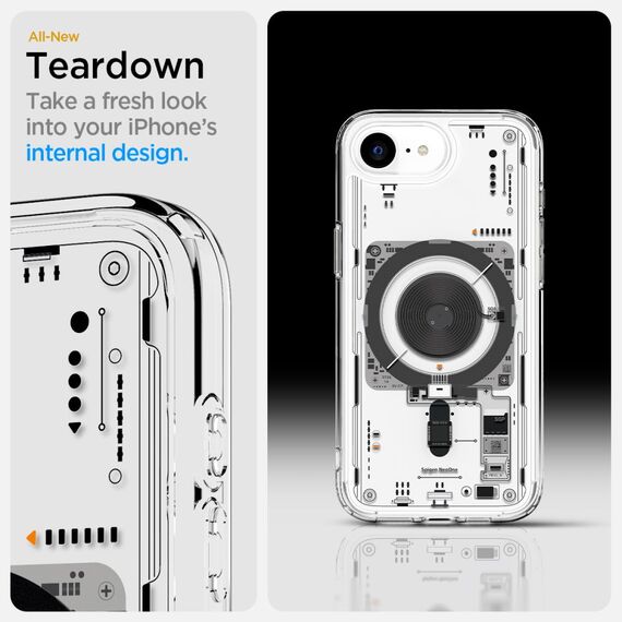 Spigen Ultra Hybrid MagSafe Case for iPhone 16e Neo One - Clear | Techbox