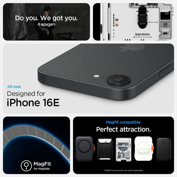 Spigen Ultra Hybrid MagSafe Case for iPhone 16e Neo One - Clear | Techbox