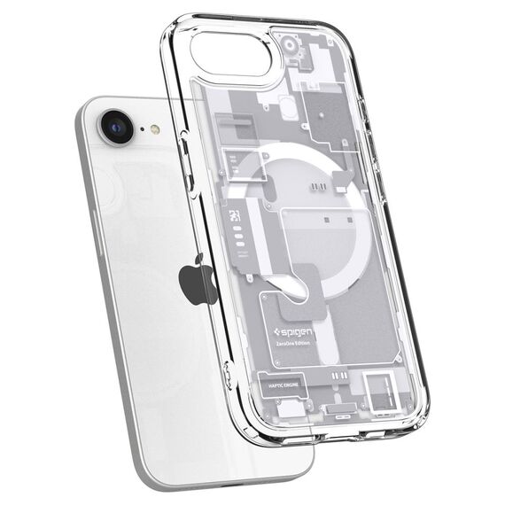Spigen Ultra Hybrid MagSafe Case for iPhone 16e Zero One - White | Techbox