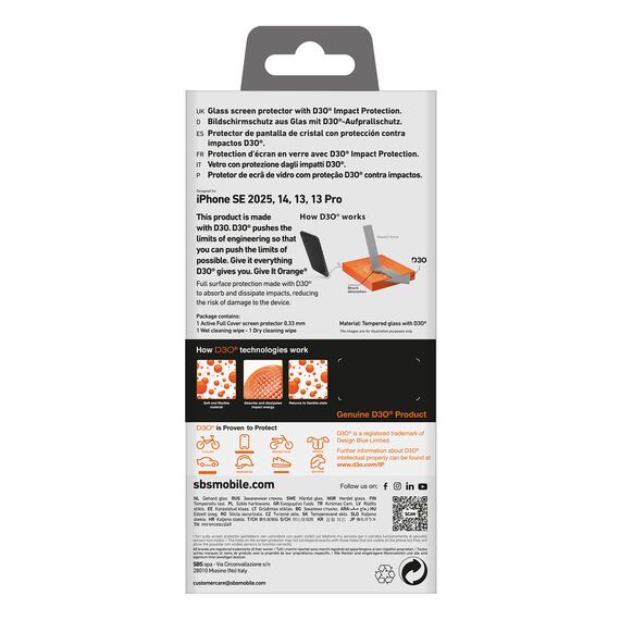 Active Full Cover Glass Iphone 16E | Techbox