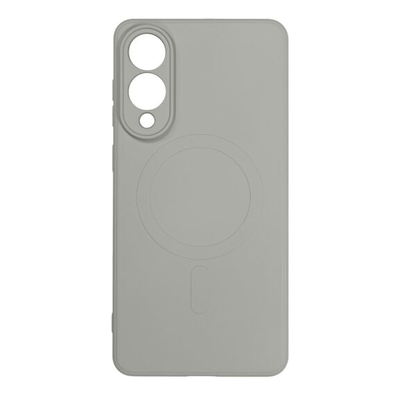Liquid Silicone Case with MagSafe for Samsung Galaxy S25 Edge - Gray - Samsung Cases - Cases - Techbox
