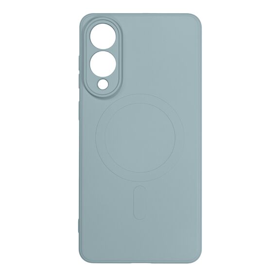 Liquid Silicone Case with MagSafe for Samsung Galaxy S25 Edge - light blue - Samsung Cases - Cases - Techbox