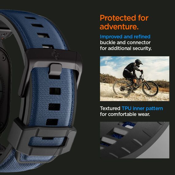 Spigen DuraPro Armor Strap for Apple Watch 44 / 45 / 46 / 49 mm - Navy Blue | Techbox