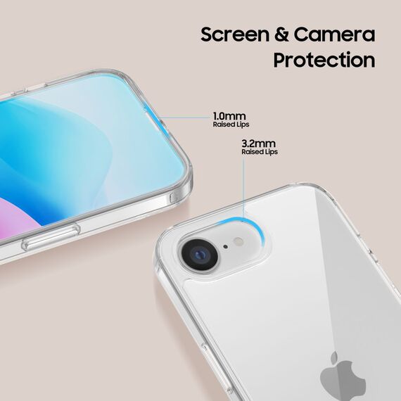 Tech-Protect FlexAir Hybrid Case for iPhone 16e - Clear | Techbox