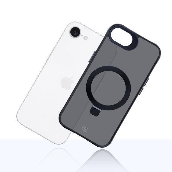 3mk Smoke Case Mag&amp;Stand for Apple iPhone 16E - black | Techbox
