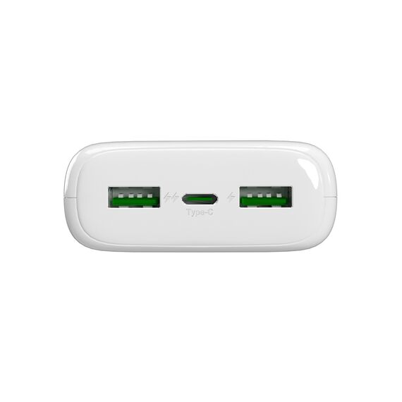 Powerbank Puro DAILY 20 PLUS 20000mAh 2x USB-A / 1x USB-C 22.5W PD AFC - white | Techbox