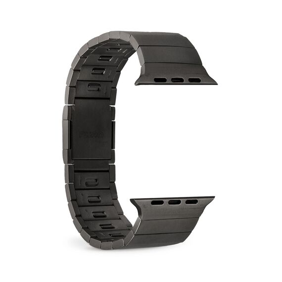 Puro TITAN Stainless Steel Apple Watch Band 42/44/45/49mm - Black | Techbox
