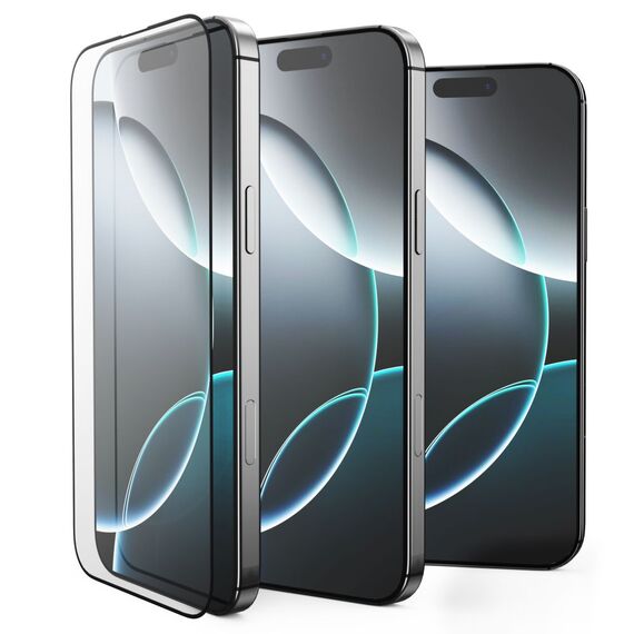 Tech-Protect Glass Fit+ 2-pack tempered glass for iPhone 16e / 14 / 13 Pro / 13 - black | Techbox