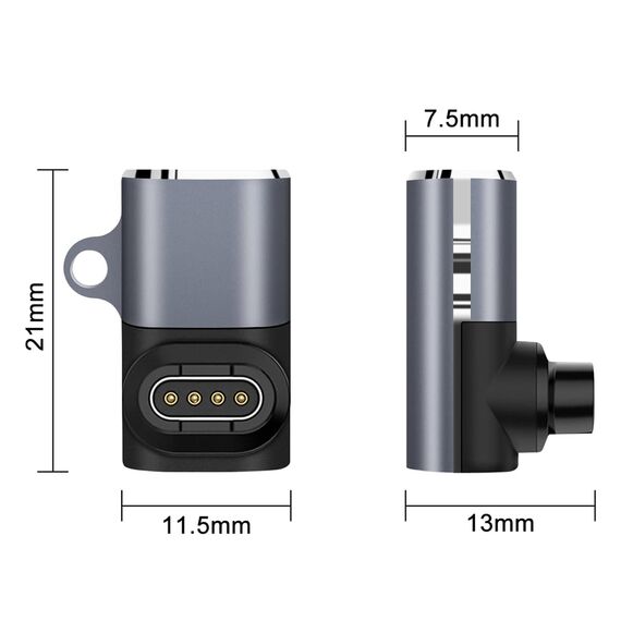 Wozinsky WAYGS1 USB-C Adapter for Garmin Smartwatch - Gray