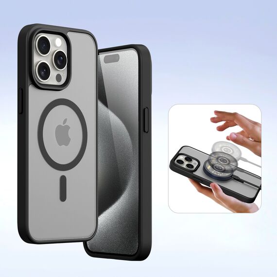 Dux Ducis Lawa Leather Case for iPhone 15 Pro - Black | Techbox