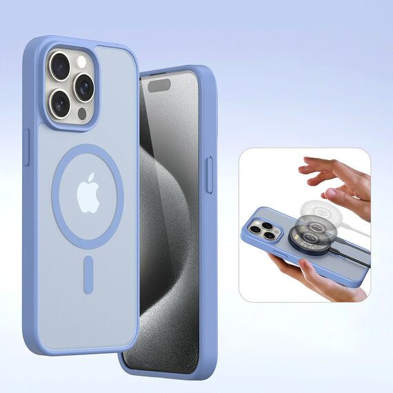 Dux Ducis Lawa Leather Case for iPhone 15 Pro - Blue - Uncategorized Cases (2) - Cases - Techbox