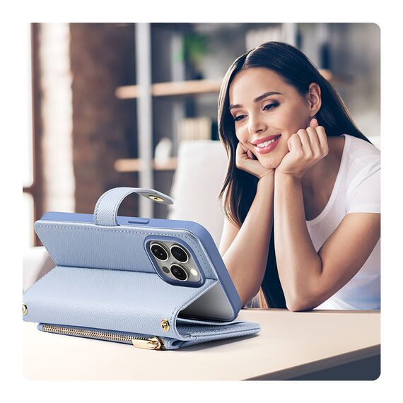 Dux Ducis Lawa Leather Case for iPhone 15 Pro - Blue - Uncategorized Cases (2) - Cases - Techbox