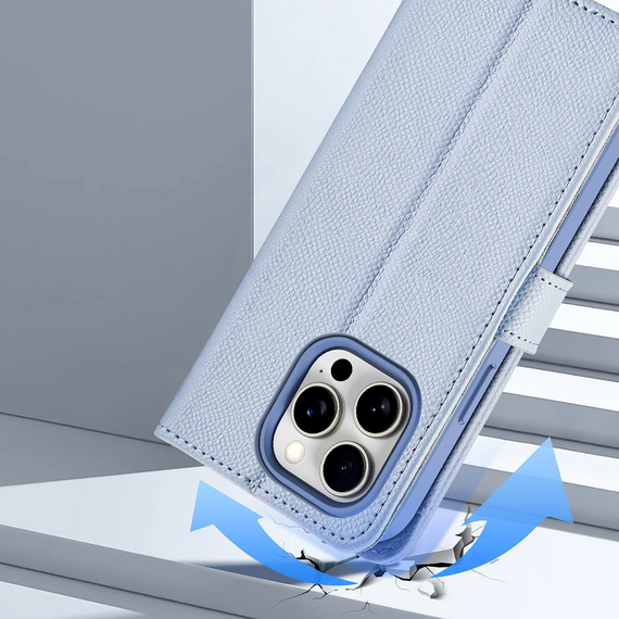 Dux Ducis Lawa Leather Case for iPhone 15 Pro Max - Blue | Techbox