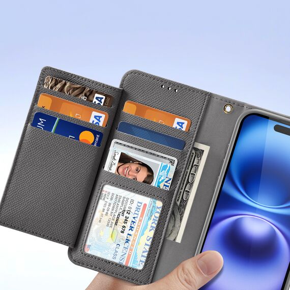 Dux Ducis Lawa Leather Case for iPhone 16 - Gray - Apple Cases - Cases - Techbox