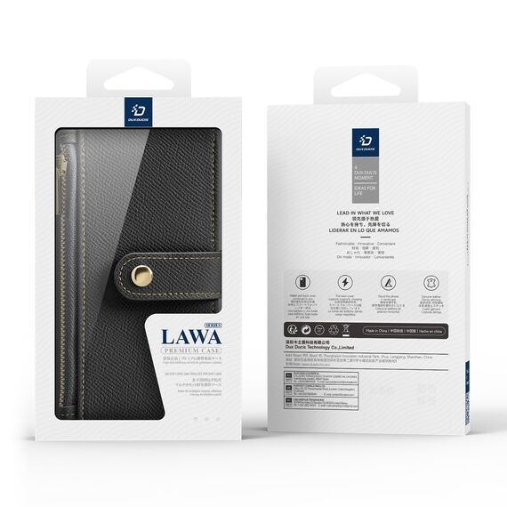 Dux Ducis Lawa Leather Case for iPhone 16 Pro - Black - Apple Cases - Cases - Techbox
