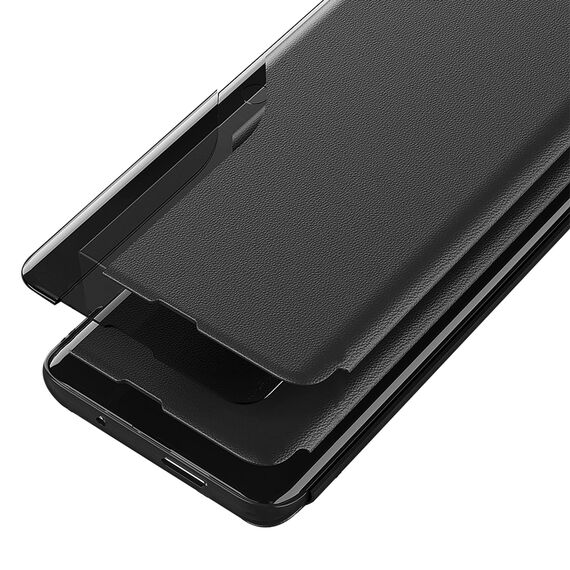 Eco Leather View Case elegant case with flap and stand for iPhone 16e - black | Techbox