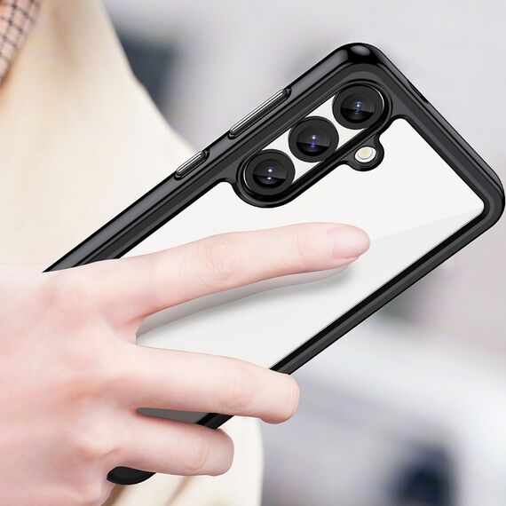 Outer Space Case for Samsung Galaxy S25 Edge Cover with Flexible Frame - Black - Samsung - Screen & Camera Protection - Techbox