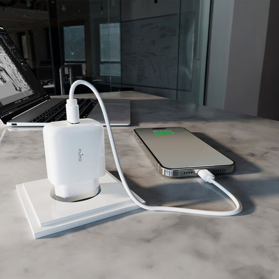 Puro PROLITE 10W USB-A Wall Charger - White - Travel Chargers - Smartphone Chargers - Techbox